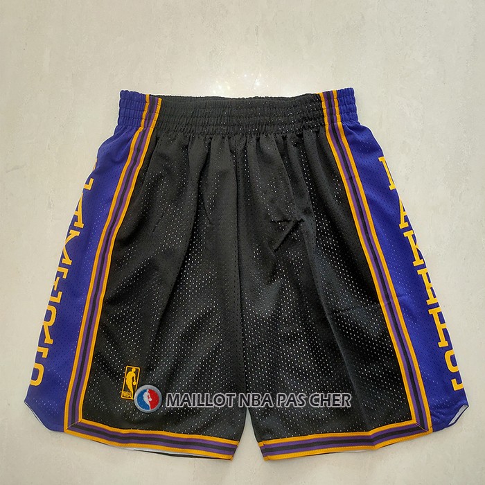 Short Los Angeles Lakers Mitchell & Ness Noir